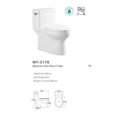 One Piece Toilet MY-2176